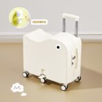Children's luggage, 24-inch, 2026 new style, small, sit-on, boarding, travel, trolley, password, leather case, for both boys and girls - 图片 7