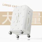 2026 new style luggage for women, 20-inch small boarding travel trolley case with password, leather luggage for men, sturdy and durable, thickened - 图片 6