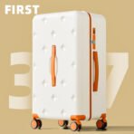 Large-capacity luggage for women, 2026 new style, 24-inch/26-inch travel trolley case, password-protected leather luggage, men's 37-inch extension