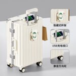 2026 new style luggage trolley case female 24-inch 20-inch small boarding large capacity travel password leather case male
