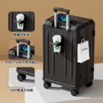 2026 new style luggage trolley case female 20-inch 24 small boarding travel password leather case male sturdy and durable - 图片 6