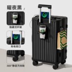 2026 new style luggage trolley case for women 20-inch 24-inch small boarding travel password leather case for men sturdy and durable - 图片 6