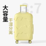 2026 new style luggage, 20-inch, 24-inch, with boarding password, travel trolley leather case, 37-inch, large capacity, universal wheels - 图片 5