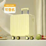 Children's luggage, 24-inch, 2026 new style, small, sit-on, boarding, travel, trolley, password, leather case, for both boys and girls - 图片 5