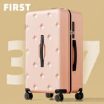 Large-capacity luggage for women, 2026 new style, 24-inch/26-inch travel trolley case, password-protected leather luggage, men's 37-inch extension