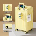 2026 new style luggage trolley case female 20-inch 24 small boarding travel password leather case male sturdy and durable