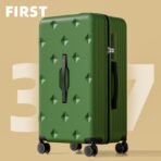 Large-capacity luggage for women, 2026 new style, 24-inch/26-inch travel trolley case, password-protected leather luggage, men's 37-inch extension - 图片 3