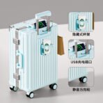 2026 new style luggage, 20-inch small size, suitable for boarding, travel password, trolley leather case, suitable for both men and women, sturdy and durable - 图片 6