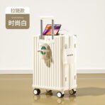 2026 new style luggage trolley case female 24-inch large capacity travel password boarding leather case male sturdy and durable - 图片 5