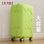 High-value appearance luggage for women, 2025 new style, 20-inch small size, suitable for boarding, travel trolley with password, leather case, universal wheels