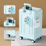 2026 new style luggage trolley case female 20-inch 24 small boarding travel password leather case male sturdy and durable - 图片 3