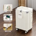2026 new style luggage, 20-inch small size, suitable for boarding, travel password, trolley leather case, suitable for both men and women, sturdy and durable - 图片 5