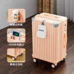 2026 new style luggage trolley case female 24-inch 20-inch small boarding large capacity travel password leather case male - 图片 4