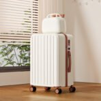 Luggage trolley case for women, 2026 new style, high appearance value, specially designed for student dormitory use, large capacity, password-protected, travel leather case - 图片 5